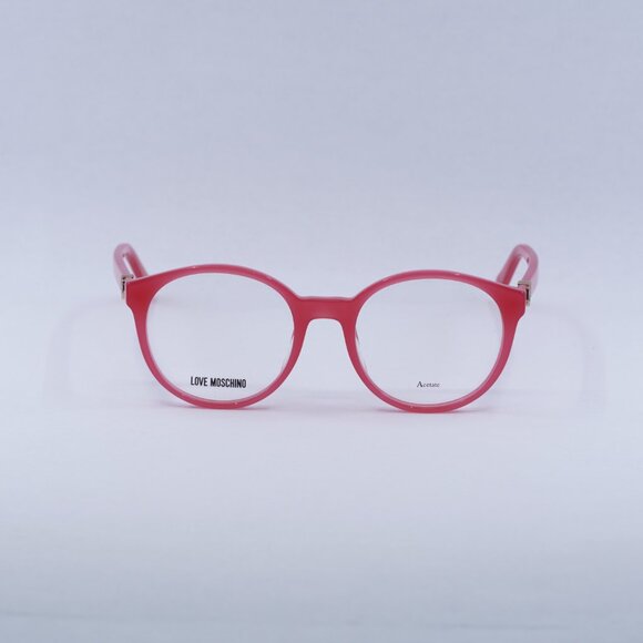 Moschino MOL523 0C9A00 Eyeglasses Pink 49mm Round Frame - Picture 2 of 10